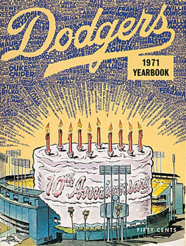 1971 Dodgers Yearbook