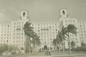 A 1947 photograph of the Hotel Nacional in Havana, Cuba, the residence for the Brooklyn Dodgers for Spring Training that season.