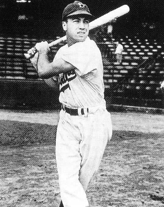 Duke Snider in uniform.