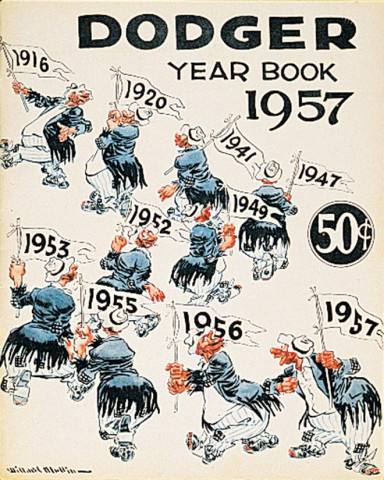 1957 Dodgers Yearbook