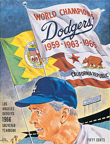 1966 Dodgers Yearbook
