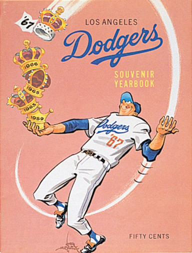 1967 Dodgers Yearbook