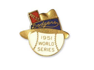 1951 Phantom - Dodgers press pin